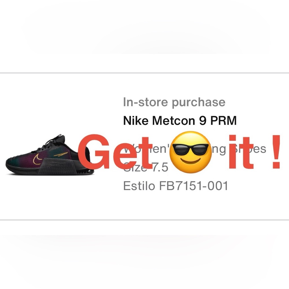 Nike Metcon 9 Premium Women's Training Shoes Size 7.5 Black/Fireberry FB7151-001 - Picture 13 of 13